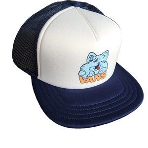 Vans Off The Wall Blue Mesh Classic Trucker Hat